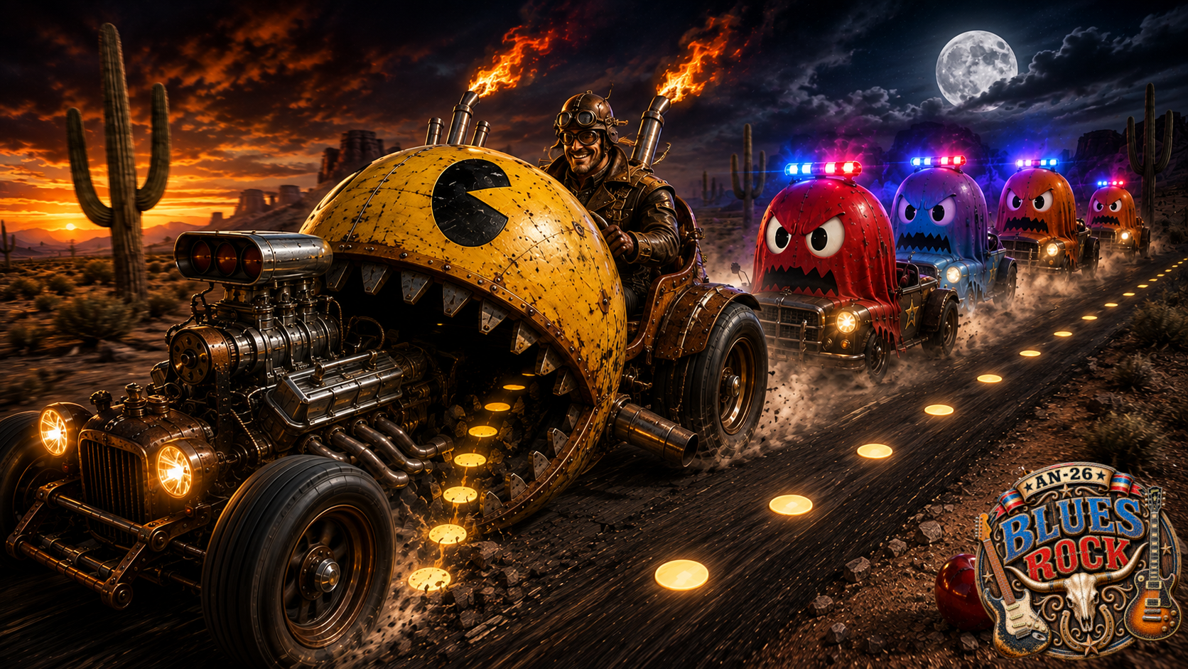 Pac Man On The Highway cover